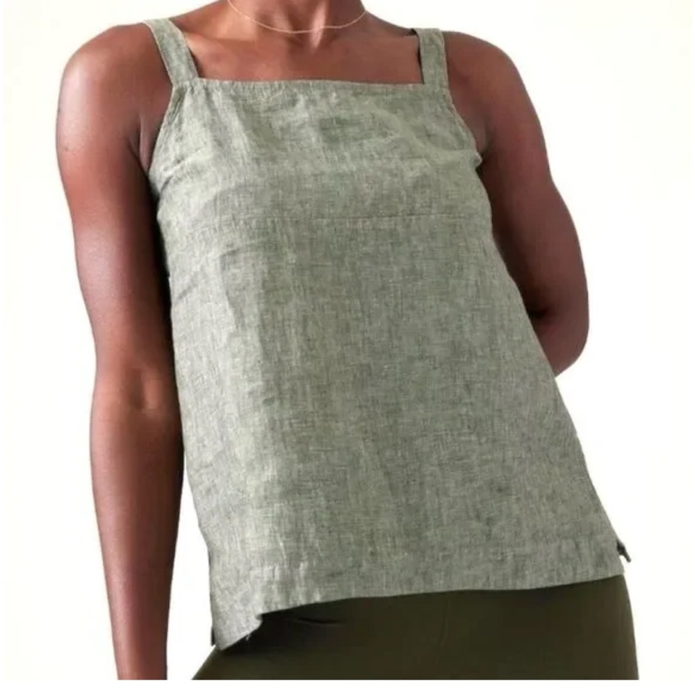 Athleta Voyager Linen Tank in Voyager - Size L